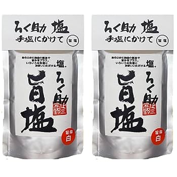ろく助　白塩　150g❌20個 ろく助 白塩 150g✕20個 Amazon.co.jp: ろく助 塩 白 150g